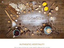 Tablet Screenshot of bitesizegroup.com
